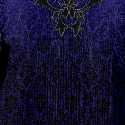 dark sapphire ombre damask