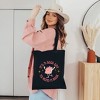 City Creek Prints It's a Good Day to Read a Book Canvas Tote Bag - 15x16 - Black - 2 of 2