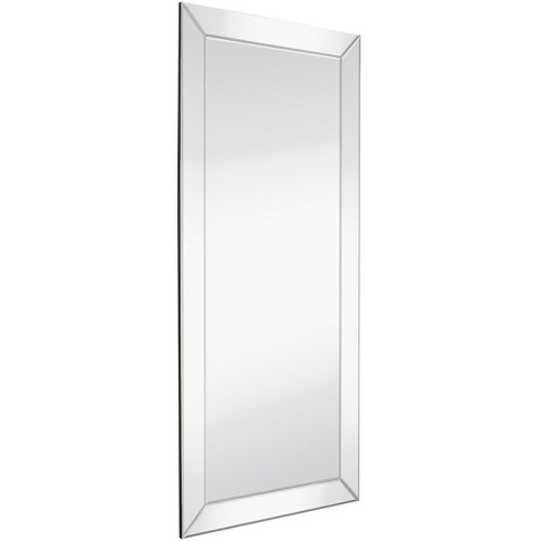 Hamilton Hills 54'' X 24'' Rectangular Polished Silver Framed