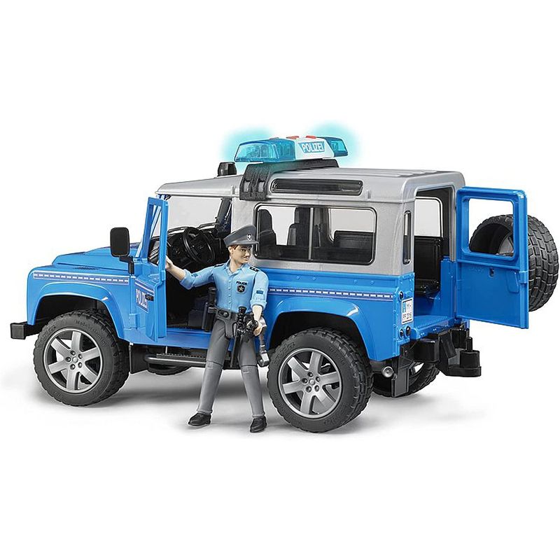Bruder Land Rover Police Vehicle with Policeman Action Figure, 4 of 7