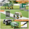 COZONY Multiple sizes Heavy Duty Steel Garden Cart, 500/900/1200/1400 lbs Capacity, 3-in-1 Utility Wagon with Removable Mesh Sides, Rotating Handle - 4 of 4