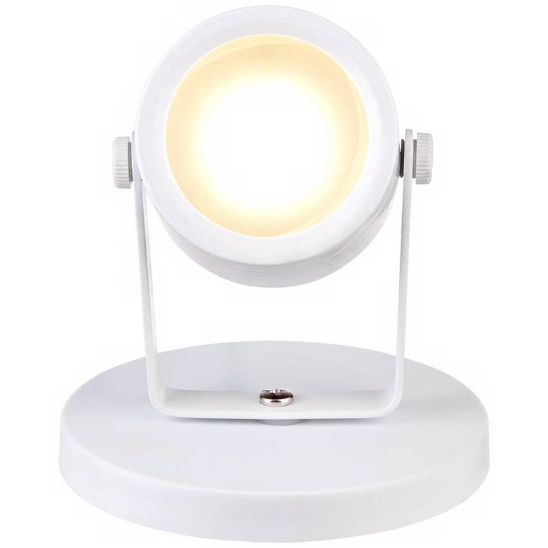 Pro Track Ladera 5" High LED Accent-Uplight in White Set of 2, 5 of 6