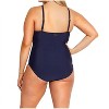 Women's Curve Ola Lace High Neck One Piece Swimsuit - Plus - Raisins - 2 of 3