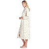 Casual Nights Women's Long Quilted Robe House Dress - 3 of 4