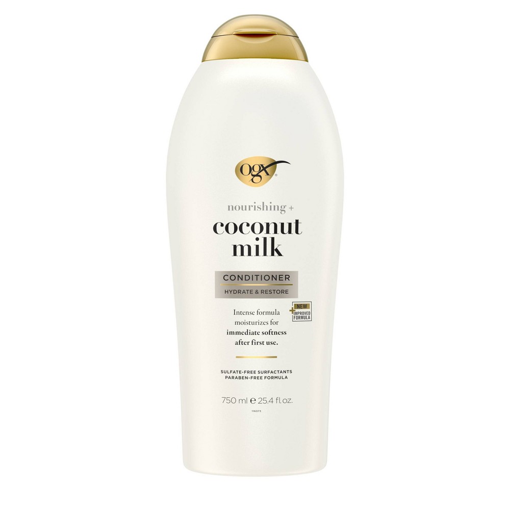 Photos - Hair Product OGX Nourishing Coconut Milk Salon Size Conditioner - 25.4 fl oz 