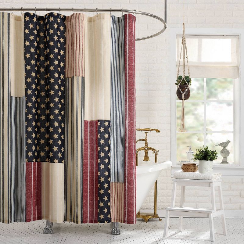 Americana Shower Curtain - Modern Heirloom, 1 of 5