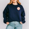 Simply Sage Market S.W.Smiley Be Kind To Your Mind Retro Front And Back Sweatshirt - 2 of 4