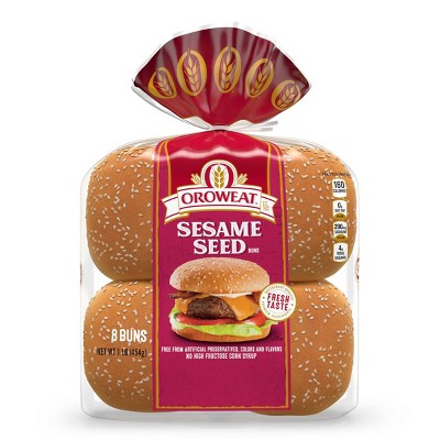 Oroweat Sesame Seed Sandwich Buns - 16oz