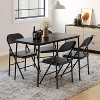 Durable Steel Folding Chairs 350 lbs Weight Capacity, Portable Foldable Chairs for Indoor & Outdoor Use, Office, Dining, and Events - 2 of 4