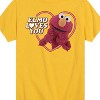 Boys' - Sesame Street - Elmo Loves You Heart Short Sleeve Graphic T-Shirt - 2 of 4