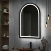 Dovelina Arched Bathroom Vanity Mirror LED Mirror with Defog - 2 of 4