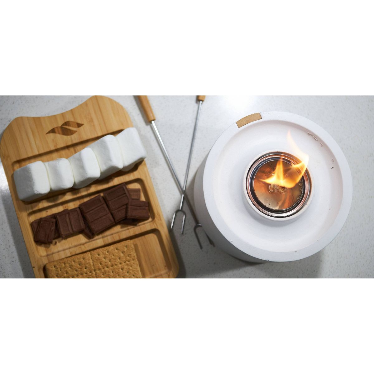 Solo Stove S'mores Outdoor Tabletop Fireplace Beige