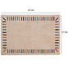 VECELO Front Door Mat Welcome Mat, Absorbent Muddy Kitchen Rugs, Non-Slip Rubber Backing Doormat - 3 of 4