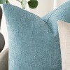LISM Throw Pillow Covers 2-Pack Chenille Decorative Pillowcases Accent Cushion Cover for Home - 2 of 4