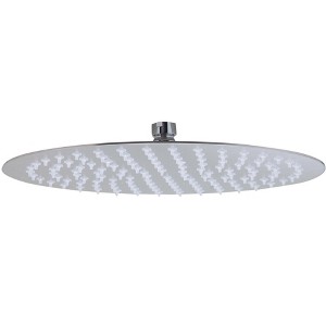 ALFI RAIN12R-BSS Solid Brushed Stainless Steel 12Inch Round Ultra Thin Rain Shower Head - 1 of 4