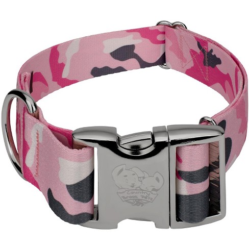 Grey and pink outlet dog collar