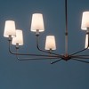 Pallas - 8 Light Chandelier In Traditional Style-15.75 Inches Tall and 42.75 Inches Wide-Black Finish - 2 of 4