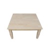 Java Square Coffee Table Wood/Tan - International Concepts - image 4 of 4