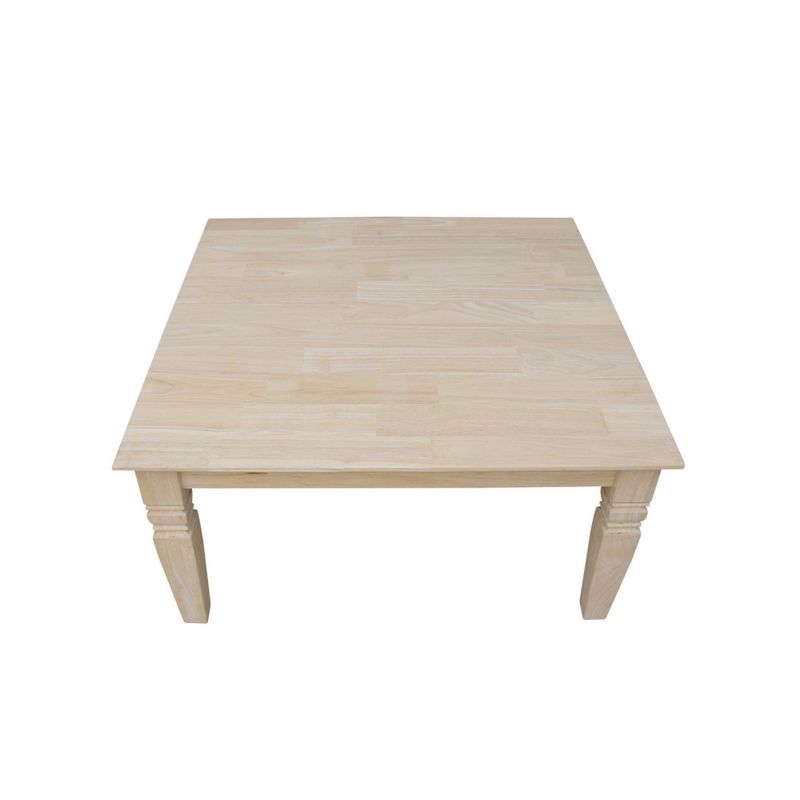 Java Square Coffee Table Wood/Tan - International Concepts, 5 of 9