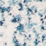 cream/turquoise