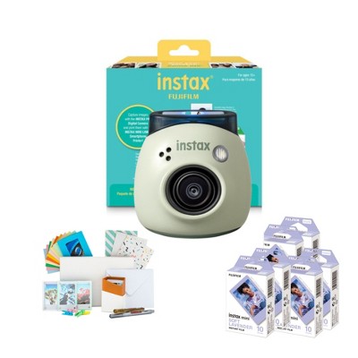 Fujifilm Instax Green Pal Link 2 Camera & Printer with Lavender Film (6 Pack)