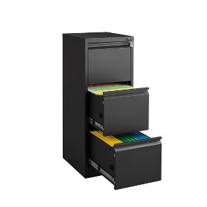 VASIP 4 Drawer Vertical File Cabinet with Lock,Filing Cabinet, Metal Filing Cabinet for Home Office Organizer Storage Cabinet - 1 of 4