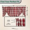 Park Designs Buffalo Check Lined Valances 60"x20" - 3 of 4
