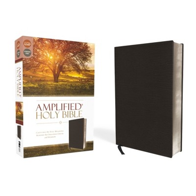 Amplified Bible-am - By Zondervan (leather Bound) : Target