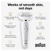 Braun Silk-epil 9-020 Flex Women's Cordless 3-in-1 Wet & Dry Epilator + 5 Extra Accessories - 2 of 4