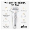 Braun Silk-épil 9 Flex Epilator With Flexible Head for Easier Hair Removal,  Electric Shaver & Trimmer, Exfoliator, Pressure Guide, Wet & Dry, UK 2 Pin  Plug, 9-010, White/Gold price in Egypt