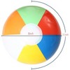 Garvee Inflatable Beach Balls for Kids Pool Toys, Rainbow Color Summer Water Toy Indoor Outdoor Fun Play Game Activities - 3 of 4