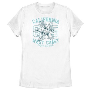 Women's Lost Gods Hibiscus West Coast T-Shirt - 1 of 4