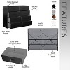Grungis Modern Dressers with Storage,8-Drawer Dresser with Large Fabric Drawers for Bedroom Living Room - 3 of 4