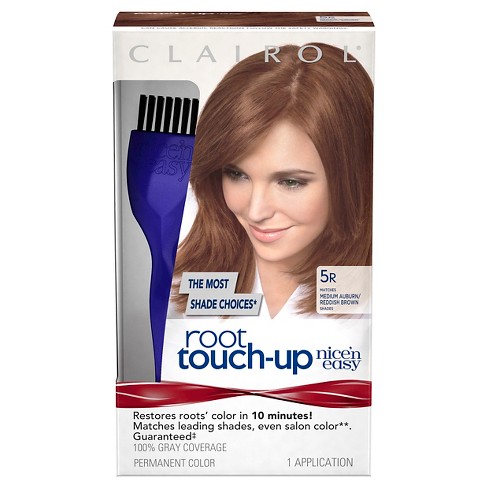 Clairol Root Touch Up Permanent Hair Color 5r Medium Auburn Reddish Brown 1 Kit Target