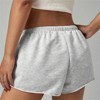 Clotth Women's Elastic Waist Mini Shorts - Low Rise Running Shorts, Casual Athletic Shorts, Womens Drawstring Shorts, Gray - 2 of 4