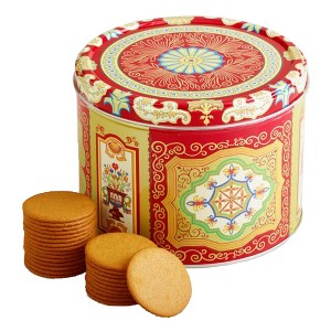 Nyakers Pepparkakor Swedish Gingersnaps Cookies in Red Gift Tin 26.45 Oz /750 g. - 1 of 4