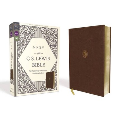 Nrsv, the C. S. Lewis Bible, Leathersoft, Brown, Comfort Print - by  C S Lewis (Leather Bound)