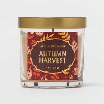 4.1oz Lidded Glass Jar Autumn Harvest Candle - Opalhouse™
