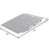 Guardian Heavy Duty Aluminum Shed Ramp, Portable Loading Ramp for Mowers and ATVs, Garage and Driveway, 750 Pound Capacity, Silver - 2 of 4