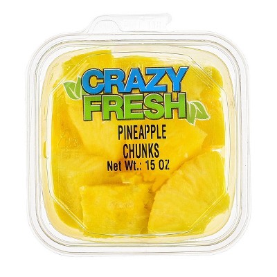 Crazy Fresh Pineapple Chunks - 15oz