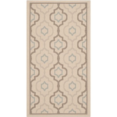 Courtyard Cy7938 Power Loomed Rectangle Indoor/outdoor Area Rug - Beige ...