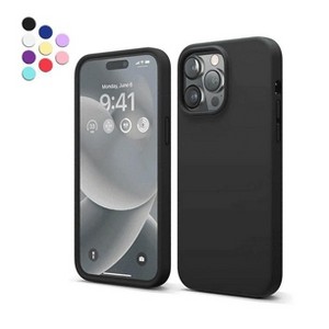 Entronix Case Compatible with iPhone 15 Pro - Soft-Touch Liquid Silicone - 1 of 4
