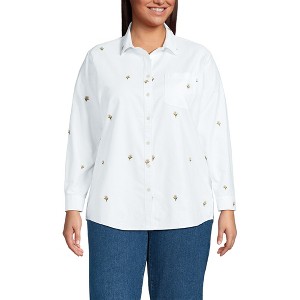 Lands' End Women's Oxford Shirt - 1 of 4