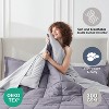 Nestl 9 Piece Reversible Comforter Set, Bed in a Bag, All in one Bed Set with Down Alternative Pillows - 3 of 4
