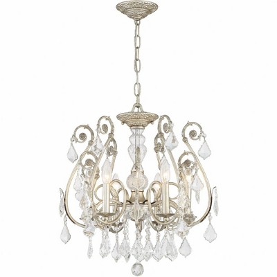 Crystorama Lighting Regis 6 - Light Semi-Flush Mount in  Olde Silver