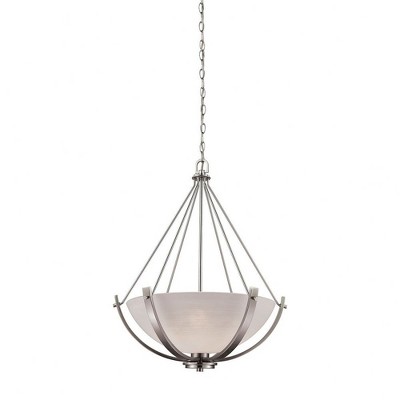 Thomas Lighting Casual Mission 3 - Light Chandelier in  Brushed Nickel