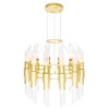 CWI Lighting Croissant 24 Light Chandelier With Satin Gold Finish - 2 of 4