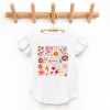 The Juniper Shop Happiness Blooms From Within Flutter Sleeve Tee - 3T - White - 2 of 4