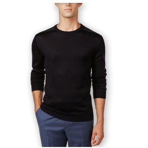 Ryan Seacrest Mens Plaid Crew Pullover Sweater - 1 of 1