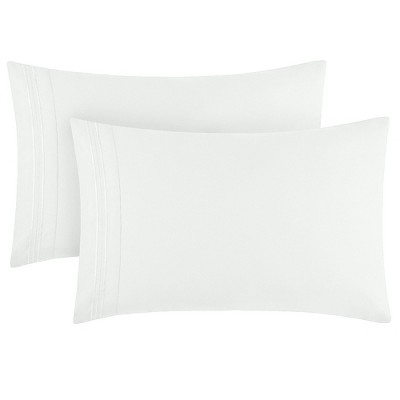 Mellanni Brushed Microfiber Pillowcase Set of 2